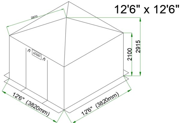 Housse Gazebo 10x12 Abris Taillefer